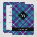 Recherche de motif tartan invitations Moderne