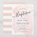 Recherche de rose et noir baptême invitations Pour enfants