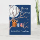 Recherche de hibou anniversaire cartes Amusant
