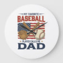 Recherche de joueurs de baseball horloges Cadeauxpapa