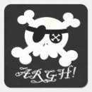 Recherche de pirates autocollants Os