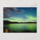 Recherche de lumière polaire cartes postales Aurora borealis