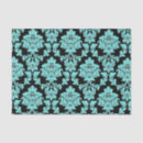 Recherche de damassé turquoise Aqua