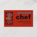 Recherche de fins gourmets cartes visite Chef