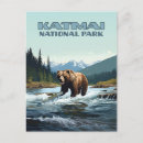 Recherche de parc national katmai cartes postales Ours brun