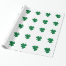 Recherche de shamrock papier cadeau Vacances