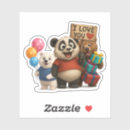 Recherche de anniversaire panda autocollants Porter
