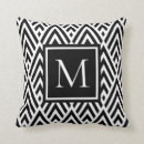 Recherche de motif de flèche coussins Monogramme
