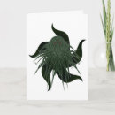 Recherche de monstre de tentacule cartes postales Cthulhu