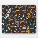Recherche de motif notes musique tapis souris Minimaliste