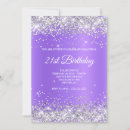 Recherche de silver glitter invitations Pour elle