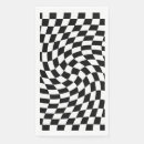 Recherche de damier noir blanc serviettes Géométrique