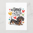 Recherche de chemise cartes postales Mère dachshund