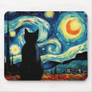 Recherche de peinture van gogh tapis souris Bleu