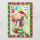 Recherche de ours de noël invitations Bébé