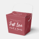 Recherche de blanc rouge mariage ballotins Minimaliste