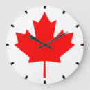 Recherche de canadien horloges Feuille d'érable rouge