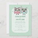 Recherche de de hibou mariage invitations Moderne