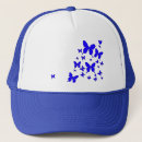 Recherche de papillon bleu casquettes Nature
