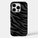Recherche de zèbre iphone coques Noir
