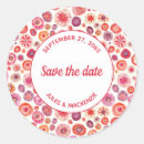 Recherche de motifs géométriques autocollants Rose