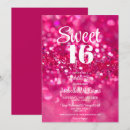 Recherche de pink 16ans anniversaire invitations Sweet sixteen