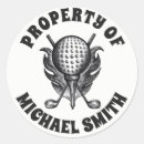 Recherche de golf ronds autocollants Droit