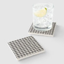 Recherche de poule dessous de verres Blanc