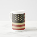 Recherche de drapeau vintage tasses Américain