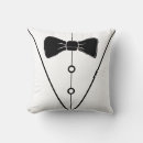 Recherche de smoking coussins Noir et blanc
