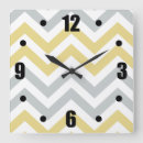 Recherche de zigzag jaune horloges Motif