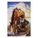 Recherche de cowboy vintage art Western
