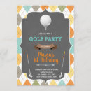 Recherche de minigolf invitations Garçon