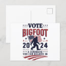 Recherche de sasquatch cartes postales Vote