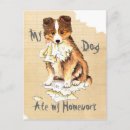 Recherche de étagère cartes postales Collie miniature