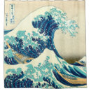 Recherche de hokusai rideaux douche Vague