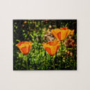 Recherche de pavots puzzles Orange