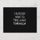 Recherche de faire une sieste cartes postales Fatigué