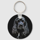 Recherche de cockers porteclés Noir