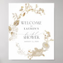 Recherche de floral bridal shower sign posters De bienvenue
