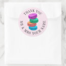 Recherche de macaron français autocollants Dessert