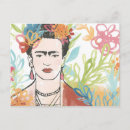 Recherche de portrait cartes postales frida kahlo