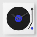 Recherche de tourne disques horloges Mur