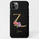 Recherche de lettre z iphone coques Floral