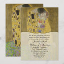 Recherche de klimt le baiser invitations Romantique