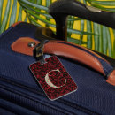 Recherche de rouge foncé bagages étiquettes Nom