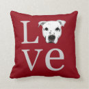 Recherche de de bull terrier décoration coussins Pitbull