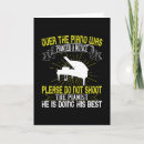 Recherche de professeur de piano vœux cartes Clavier