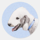Recherche de terrier bedlington autocollants Lit