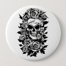 Recherche de dessin crâne badges Rose